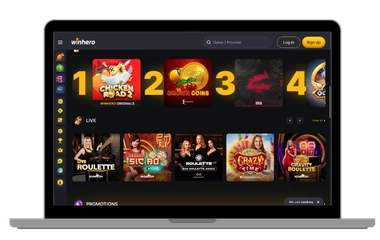 WinHero Casino site